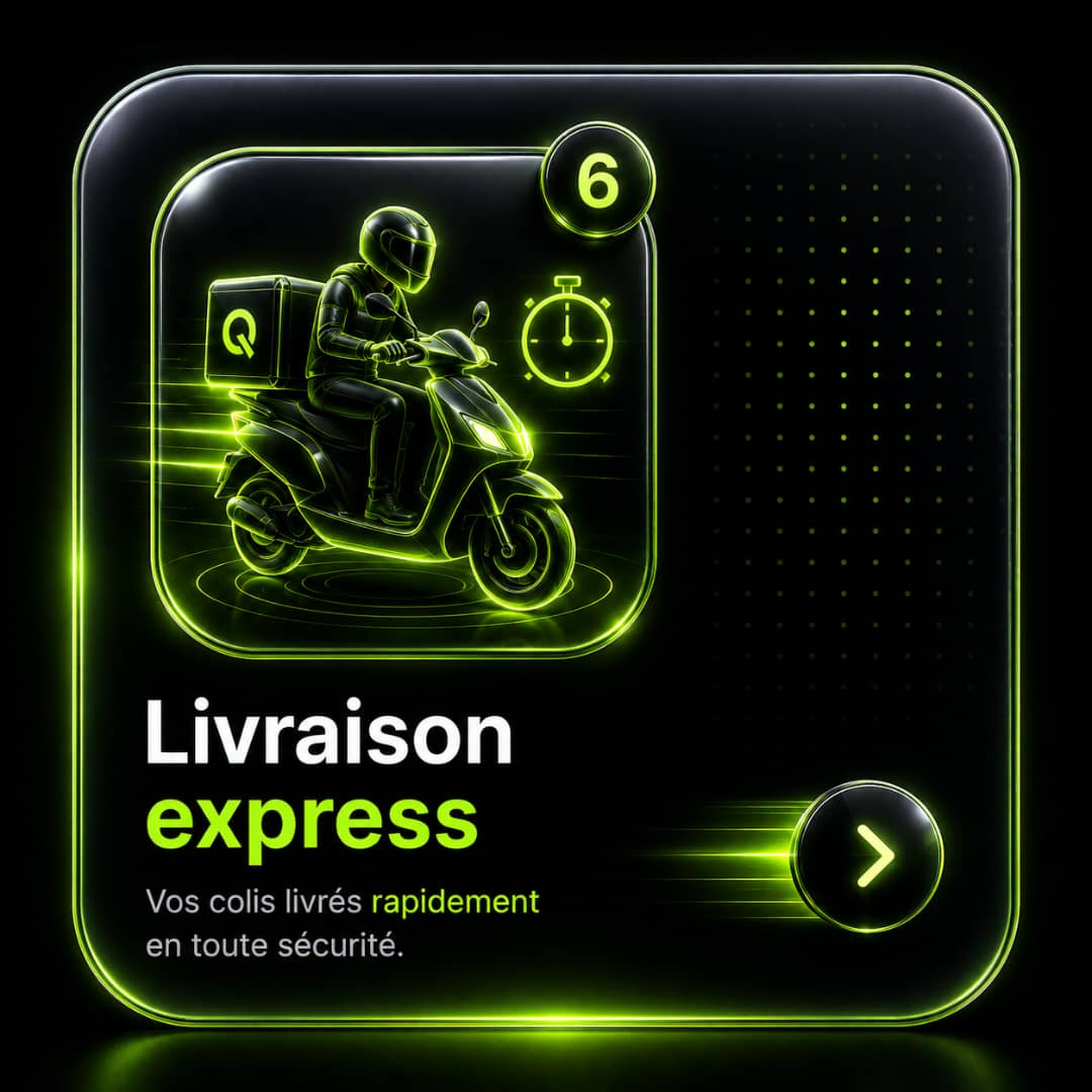 Livraison ultra rapide